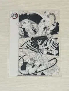 鬼滅の刃 pvc透明マット中国限定 悲鳴嶼行冥甘露寺蜜璃伊黒小芭内 原画集＆特典