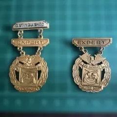 LAPD 射撃バッジ 2点セット 1/10 10K Gold Filled - メルカリ