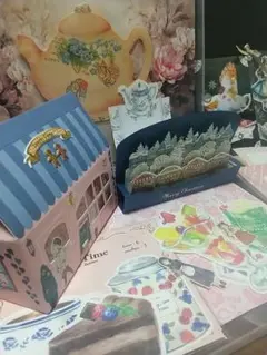 ペーパードールハウスBOX ポップアップカードとメモセット