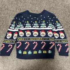 h&m クリスマスニット サンタ ニット トップス