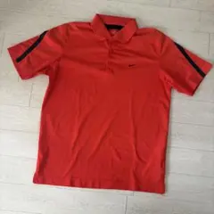 NIKE GOLF ナイキ ゴルフウェア ポロシャツ レッド L メンズ