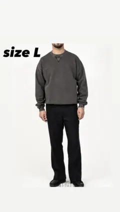 OVY Pigment Damage Crew Neck Sweat black - メルカリ