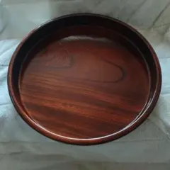 欅 けやき くりぬき盆木製 盆 3点セット 丸盆 トレー 伝統工芸品