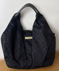 極美品✨ラシット トートバッグ 肩掛け ネイビー ゴールド金具 A4収納 