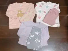 H&M 他 トレーナー・パンツ上下セットアップ 3セット 2T 92㎝