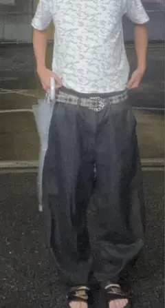 ワイドデニムパンツ デニム