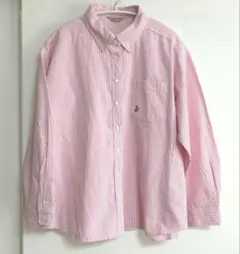 【タグなし未着用品】Samansa Mos2 ワンポイントロゴ刺繍シャツ