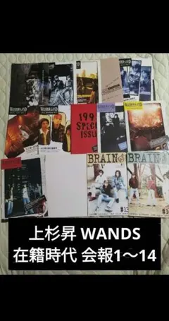 第2期 WANDS ワンズ 上杉昇 会報1～14フルセットWANDERLAND 2026年最新】上杉昇 会報の人気アイテム - メルカリ