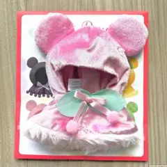 ディズニーユニベア シークレットコスチューム【ピーチ・ピンク】フルーツ ポンチョ