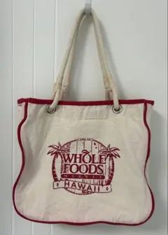 Whole Foods トートバッグ ハワイホノルル Aloha キャンバス地