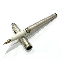 新品 廃盤 パイロット ELITE エリート 万年筆 18k 細字 F ホワイト