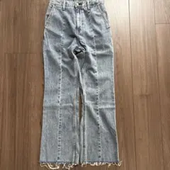 GLOBALWORK GOODデニム　フレアパンツ　ブルー　M グローバルワークのサムネイル