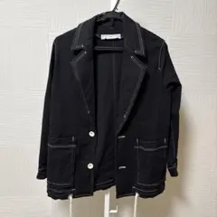 NAPE_ ジーンズ生地　パーカー