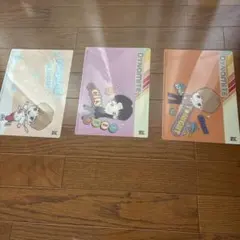 BTS タイニータン キャラクター下敷き 3枚セット（バラ売り可能）