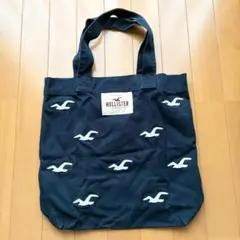 HOLLISTER　トートバッグ　ネイビー　鳥のサムネイル