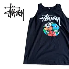 希少L★Stüssy ステューシー 8ボール y2k 00s タンクトップ