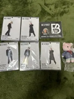 BE:FIRST クリアキーチェーン　缶バッジ　くま