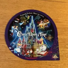 東京ディズニーランド　Once Upon a Time ステッカー　美女と野獣