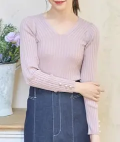 【新品未開封】トッコクローゼット春‪ෆ‪.*・゜ブラウスパール付きキレイめ上品