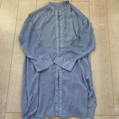 GU ライトブルー 長袖シャツ M