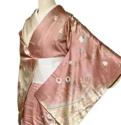 新品未使用　訪問着セット　お買得　袋帯付　秋の茶会　会食　パーティーへ 1040605700_3ccf7dc4-88e9-438d-