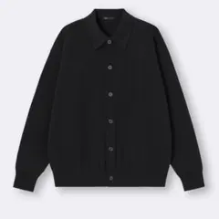 ミラノリブポロカーディガン　XL