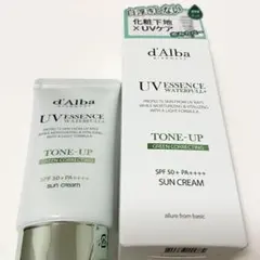 ダルバ　トーンアップサンクリーム　日焼け止め　化粧下地　グリーン