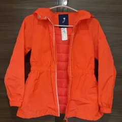 最終お値下げ⭐︎JACADI フード付きオレンジジャケット 10A 新品同様のサムネイル