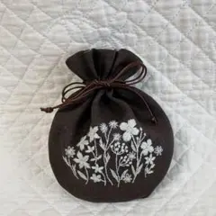 手刺繍 ミニ巾着のサムネイル
