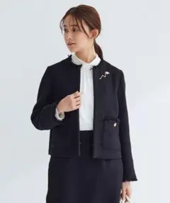 green label relaxing ツイードライクジャケットスカート２点