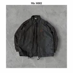 90s 銀タグ NIKE ナイキ 刺繍ロゴ スウッシュ 中綿 ナイロンジャケット
