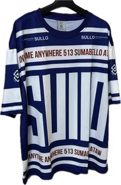 【新品】SULLO MIXED UP SHIRT ネイビー Lサイズのサムネイル