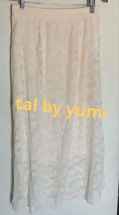 新品　tal by yumi.白レーススカート　Mサイズ