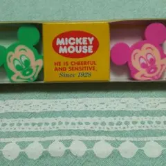 新品未使用 ミッキーマウス消しゴム 箱入り