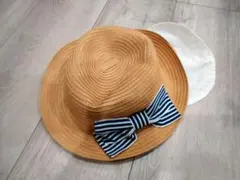 ゴム付き　麦わら帽子