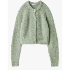 FRAY I.D ウールアルパカクロップドカーディガン