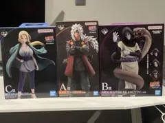 NARUTO一番くじ　伝説の三忍　自来也　大蛇丸　綱手　フィギュア