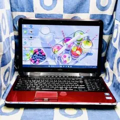 爆速SSD512&メモリ16☆i7☆大人気赤PC♪ブルーレイ&カメラ！Win11