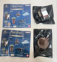 ハリーポッター ミニチュアコレクション　組み分け帽子　9と3／4番線