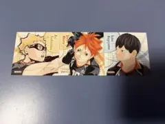 ハイキュー 原画展 烏野 日向翔陽 影山飛雄 月島蛍 ステッカーセット