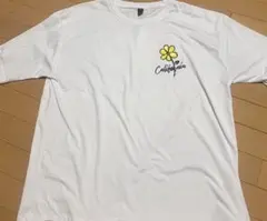 SHEIN 花 ワンポイント バックプリント ビッグ Tシャツ