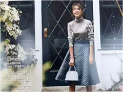 美品★FOXEY/フォクシーフレアマトラッセ 40 ウール Aライン 別冊掲載