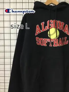 Champion チャンピオン プルオーバーフーディ ブラック L