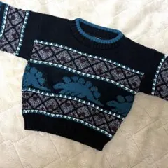 NUTTY セーター ニット　恐竜　3T ベビー　ナッティ