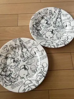ディズニーストア お皿　メラミンプレート　2枚セット