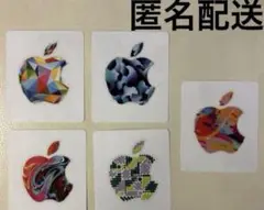 【匿名配送】Apple アップル りんごマークシールステッカー5枚