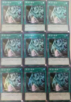 遊戯王 復活の福音 スーパーレア 9枚