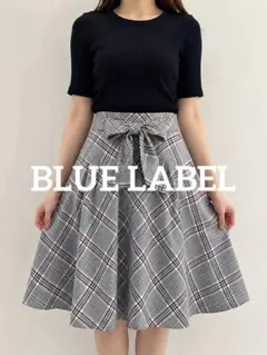 ブルーレーベル クレストブリッジ バーバリーチェック ワンピース