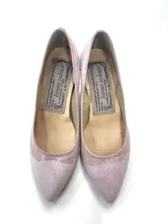 【特価訳あり】ボネヴォロンテ 本革 ピッグ スエード 豚革 パンプス ピンク S