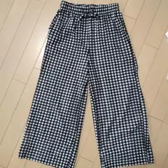 チェック柄　 長ズボン 150cm